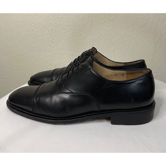 Authentic Salvatore Ferragamo Oxfords Lace Dressing Shoes sz 10 Loafers Gancini main image 10